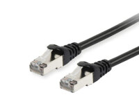 Equip Patchkabel CAT6a S/FTP 2xRJ45 Stecker 2m schwarz...