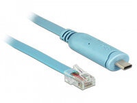 DELOCK Adapter USB2.0/C St > Seriell RS232 RJ45 St...